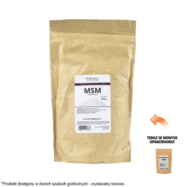 MyVita MSM, metilsulfonilmetan organic, 500 g — preț și oferte
