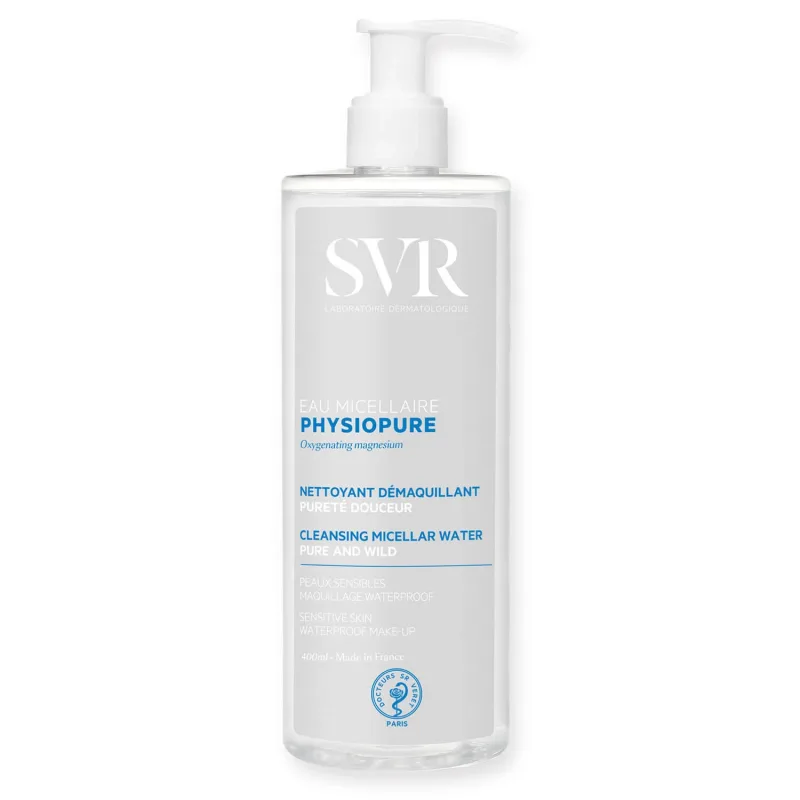 SVR Physiopure Eau Micellaire, Apă micelară de curățare delicată, 400 ml — preț și oferte