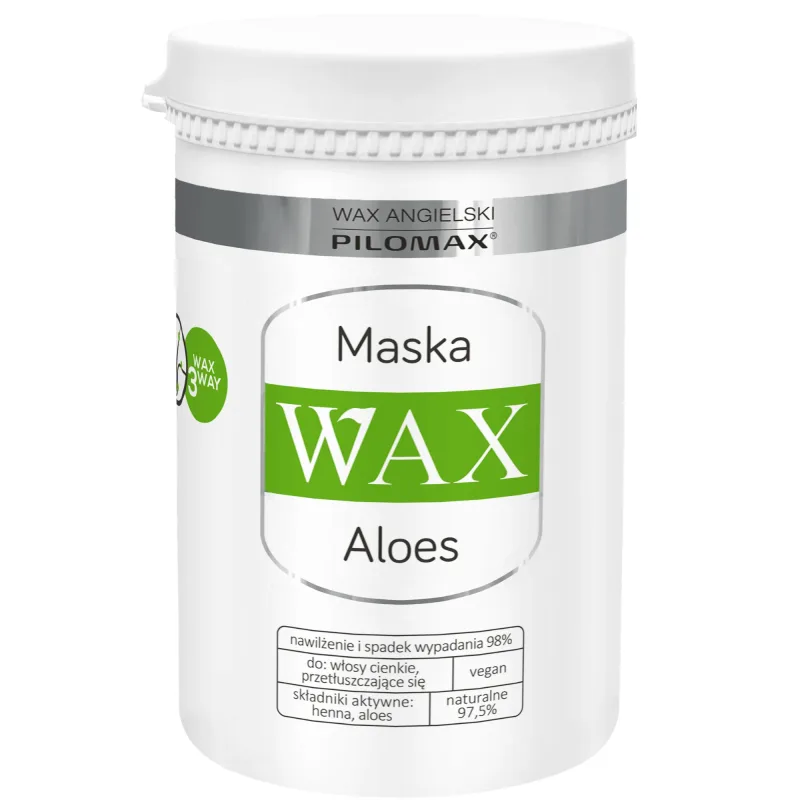 WAX Pilomax, Aloe Vera, Mască regenerantă pentru păr subțire, 480 ml — preț și oferte