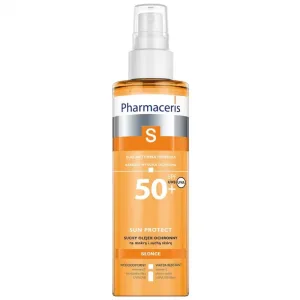 Pharmaceris S Sun Protect, Ulei protector uscat pentru corp, SPF 50+, 200 ml