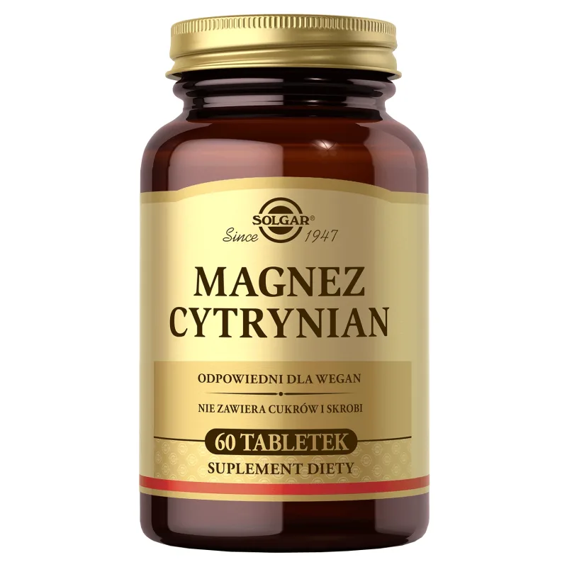 Solgar Citrat de magneziu, 60 comprimate — preț și oferte