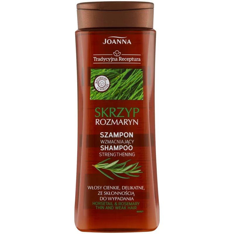 Joanna Tradycyjna Receptura, Șampon de întărire, coada-calului și rozmarin, 300 ml — preț și oferte