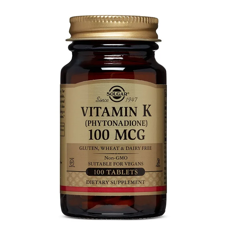 Vitamina K1 100 μg, 100 tablete, Solgar — preț și oferte