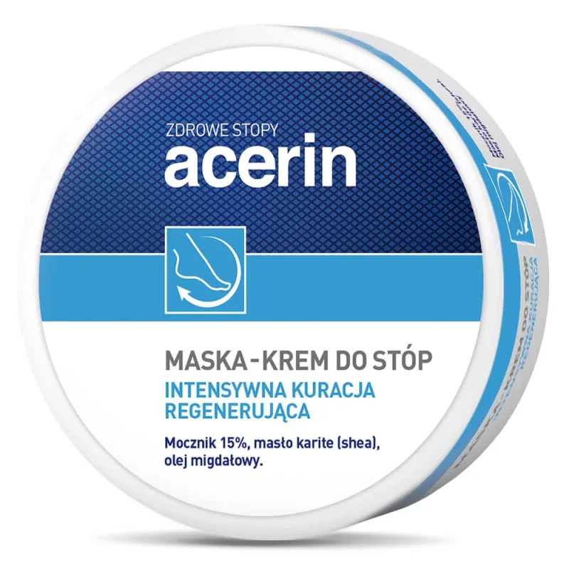 Acerin, Mască - cremă pentru picioare, tratament regenerant intensiv, 125 ml AFLOFARM — preț și oferte
