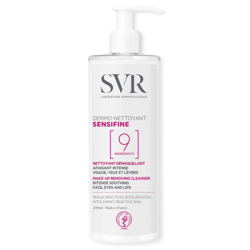 SVR Sensifine, Detergent de curățare și demachiant calmant, 400 ml SVR LABORATORIES — preț și oferte