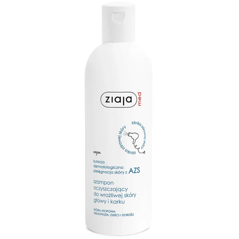 Ziaja Med, Șampon de curățare pentru scalp și gât sensibil, 300 ml — preț și oferte