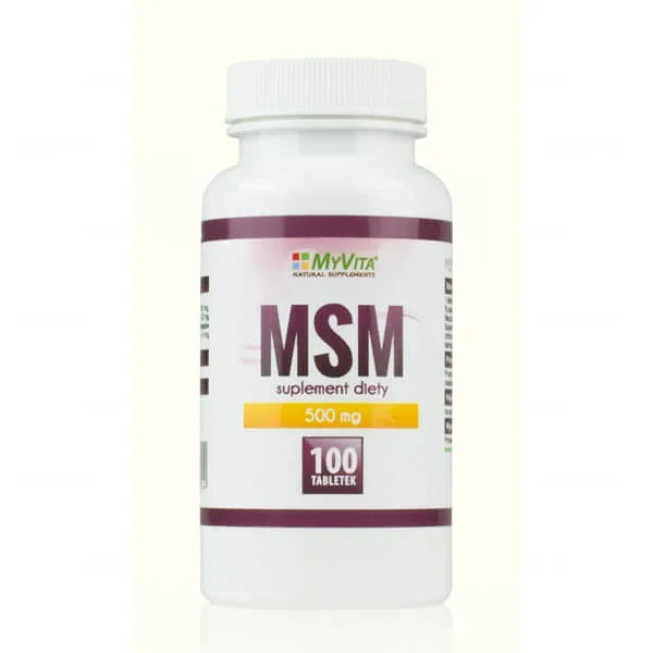 MyVita MSM, metilsulfonilmetan organic 500 mg, 100 comprimate — preț și oferte