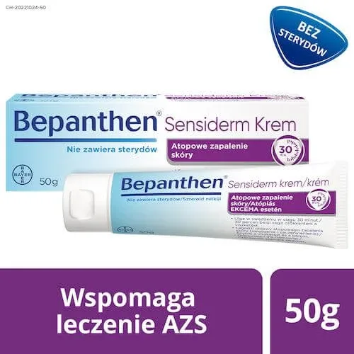 Bepanthen Sensiderm Cream, îngrijire în AD și eczeme, de la 1 lună, 50 g — preț și oferte