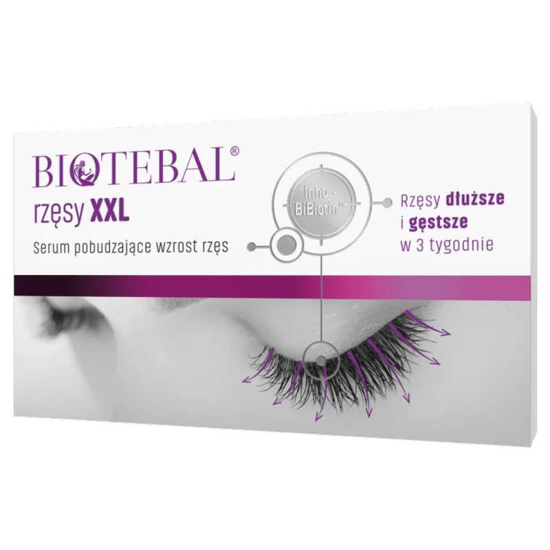Biotebal Eyelashes XXL, ser pentru stimularea creșterii genelor, 3 ml — preț și oferte