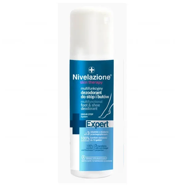 Nivelazione Skin Therapy, Deodorant multifuncțional pentru picioare și încălțăminte, 150 ml — preț și oferte