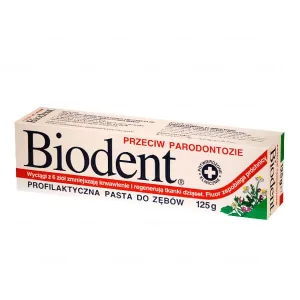 Biodent, pastă de dinți împotriva parodontitei, 125 g