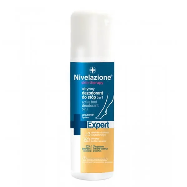 Nivelazione Skin Therapy, Deodorant pentru picioare 5în1, 150 ml — preț și oferte