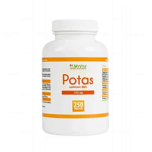 MyVita Potassium, citrat de potasiu, 250 comprimate — preț și oferte