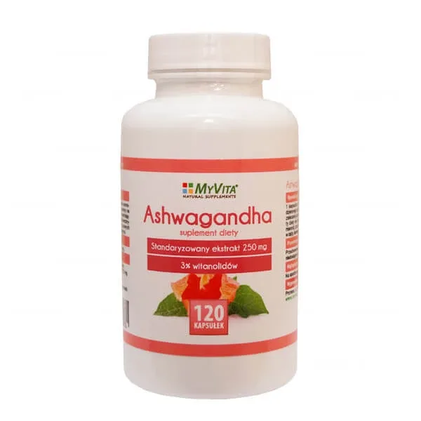 MyVita Ashwagandha, extract standardizat, 120 capsule — preț și oferte