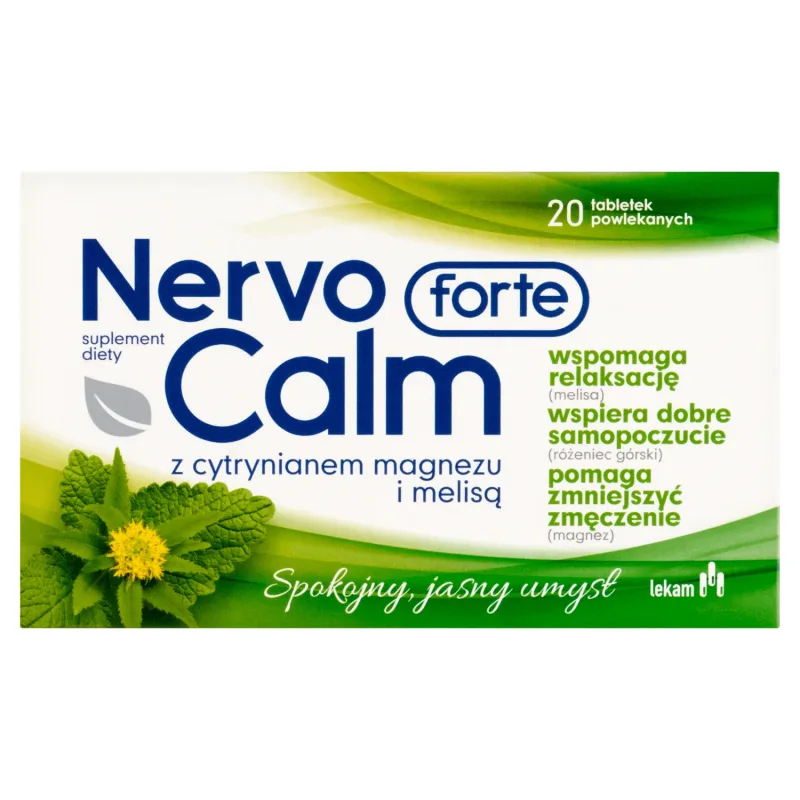NervoCalm Forte, 20 comprimate filmate Lek Pharmaceuticals — preț și oferte