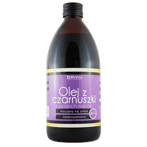 MyVita Ulei de chimen negru, presat la rece, nepurificat, 500 ml — preț și oferte