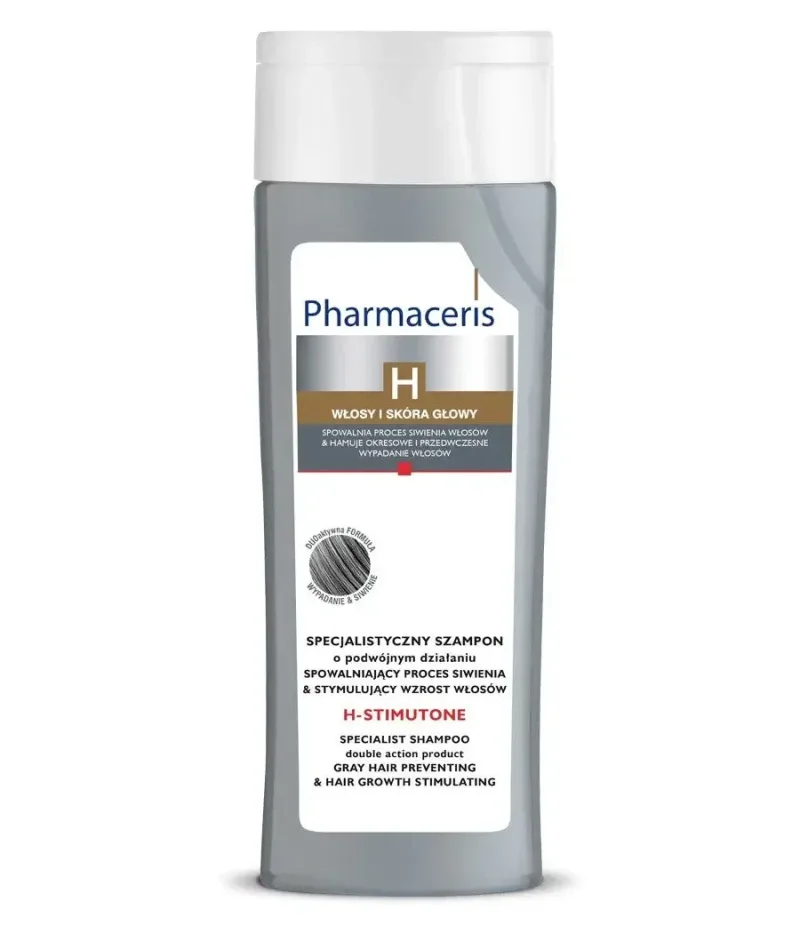 Pharmaceris H, Stimutone, șampon pentru încetinirea procesului de încărunțire și stimularea creșterii părului, 250 ml — preț și oferte