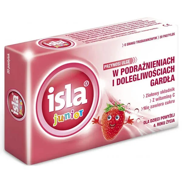 Isla Junior, aromă de căpșuni, 20 de pastiluțe Engelhard Arzneimittel — preț și oferte