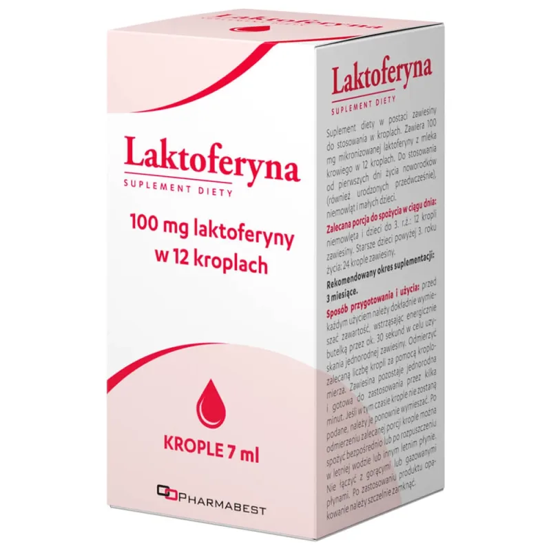 Pharmabest Lactoferrin, picături orale, 7 ml — preț și oferte