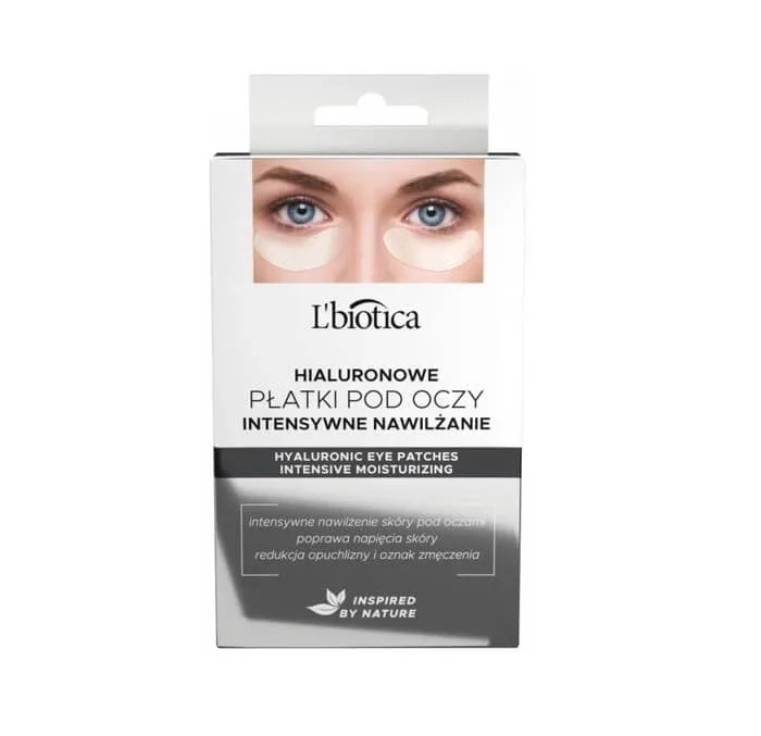 L'Biotica Home Spa, Tampoane hialuronice pentru ochi, hidratare intensivă, 3 x 2 bucăți — preț și oferte