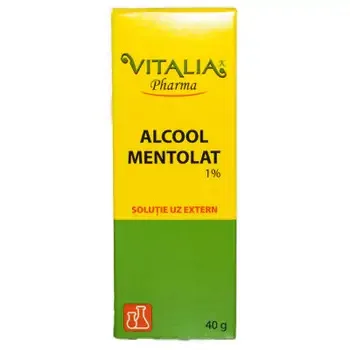 Alcool mentolat 1% x 40g (Vitalia) — preț și oferte