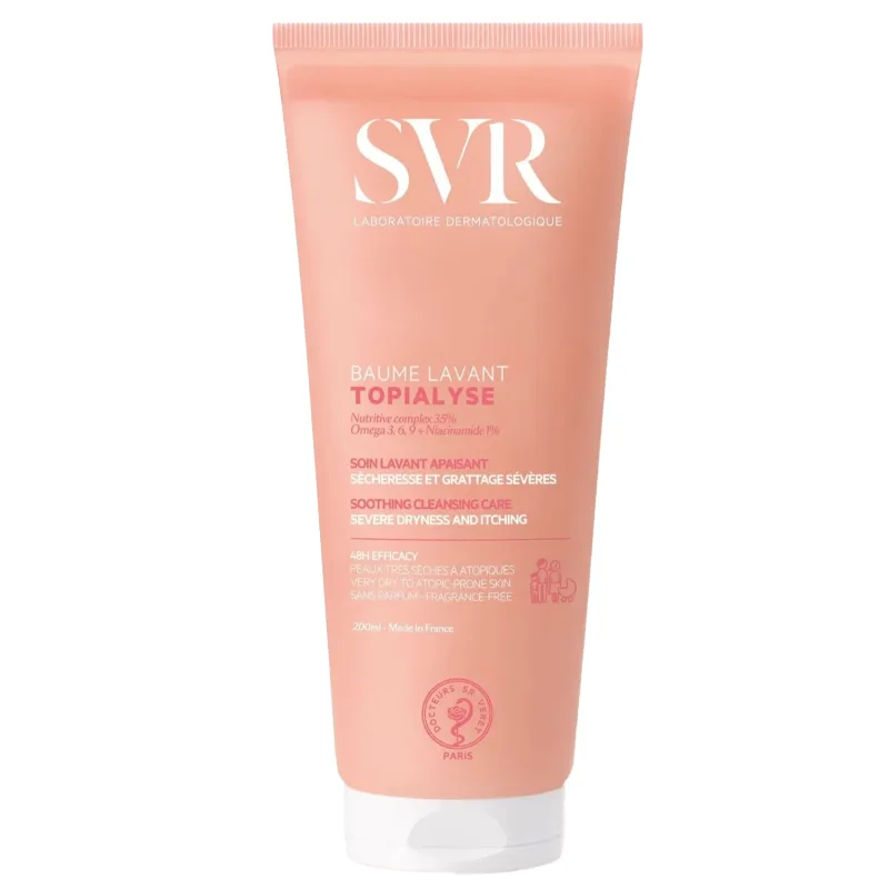 SVR Topialyse Baume Lavant, Loțiune de curățare hrănitoare pentru piele foarte uscată și atopică, 200 ml — preț și oferte