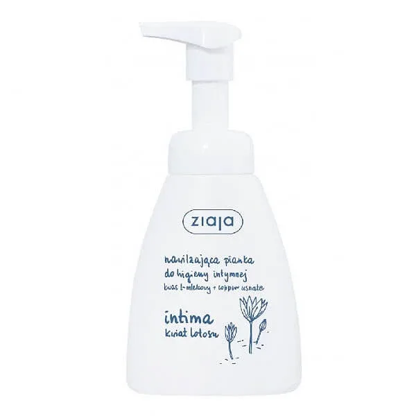 Ziaja Intima, spumă pentru igiena intimă, floare de lotus, 250 ml — preț și oferte