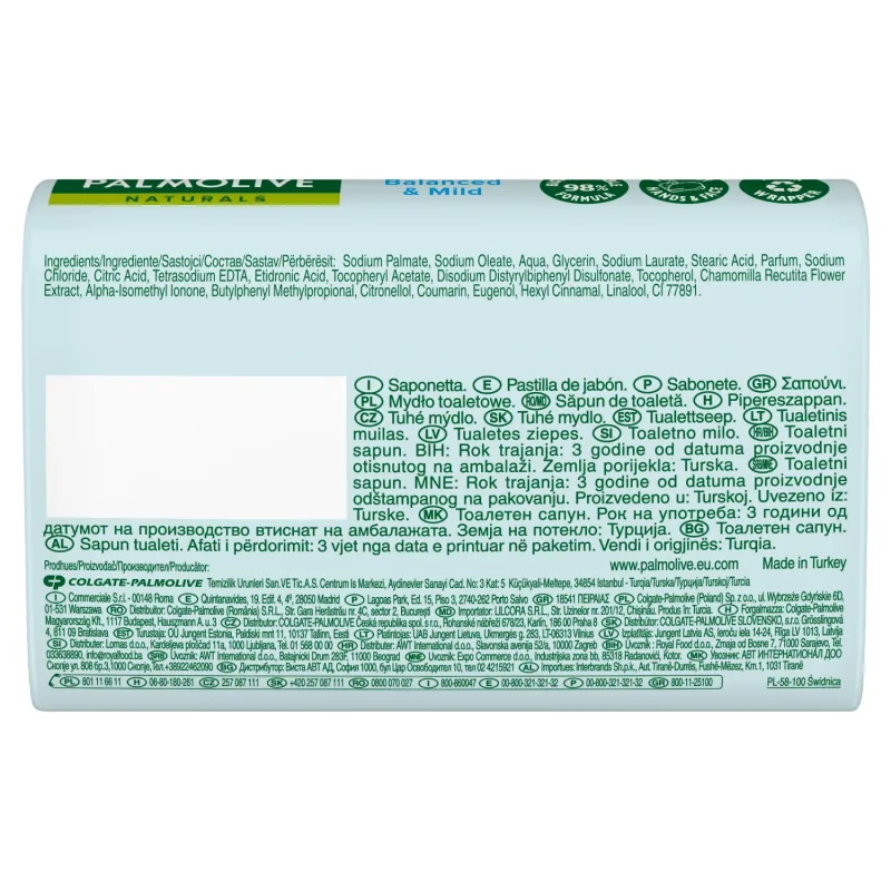 Palmolive, săpun în formă de săpun, mușețel și vitamina E, 90 g — preț și oferte