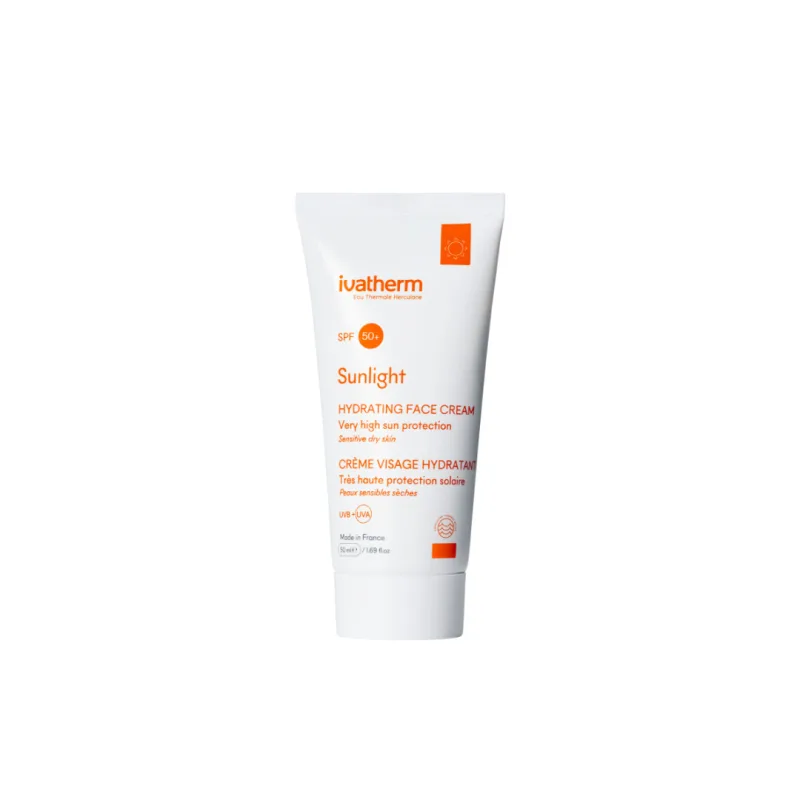 Sunlight Crema de fata SPF50+, 50ml, Ivatherm — preț și oferte