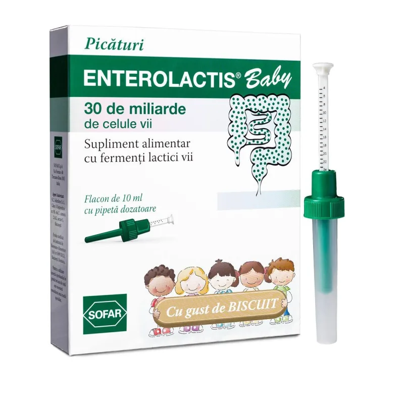 Sofar Enterolactis Baby, 10 ml ALFASIGMA — preț și oferte