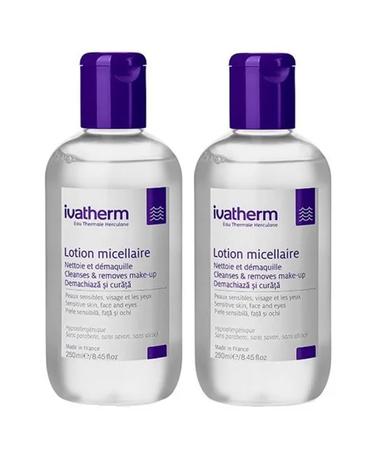 Lotiune micelara, 2x250ml Pachet promotional, Ivatherm — preț și oferte