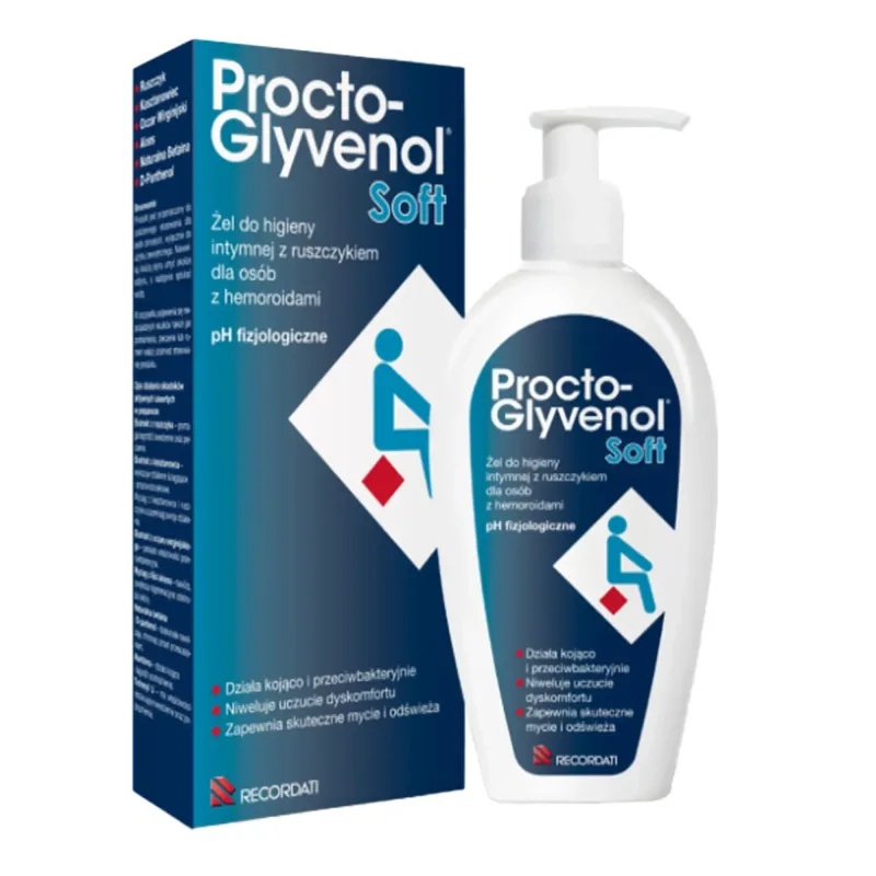Procto-Glyvenol Soft, gel de igienă intimă cu rosturi pentru persoanele cu hemoroizi, 180 ml Novartis — preț și oferte