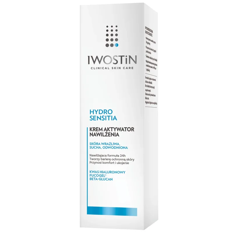 Iwostin Hydro Sensitia, Cremă activatoare de hidratare, ten deshidratat, uscat și sensibil, 50 ml — preț și oferte