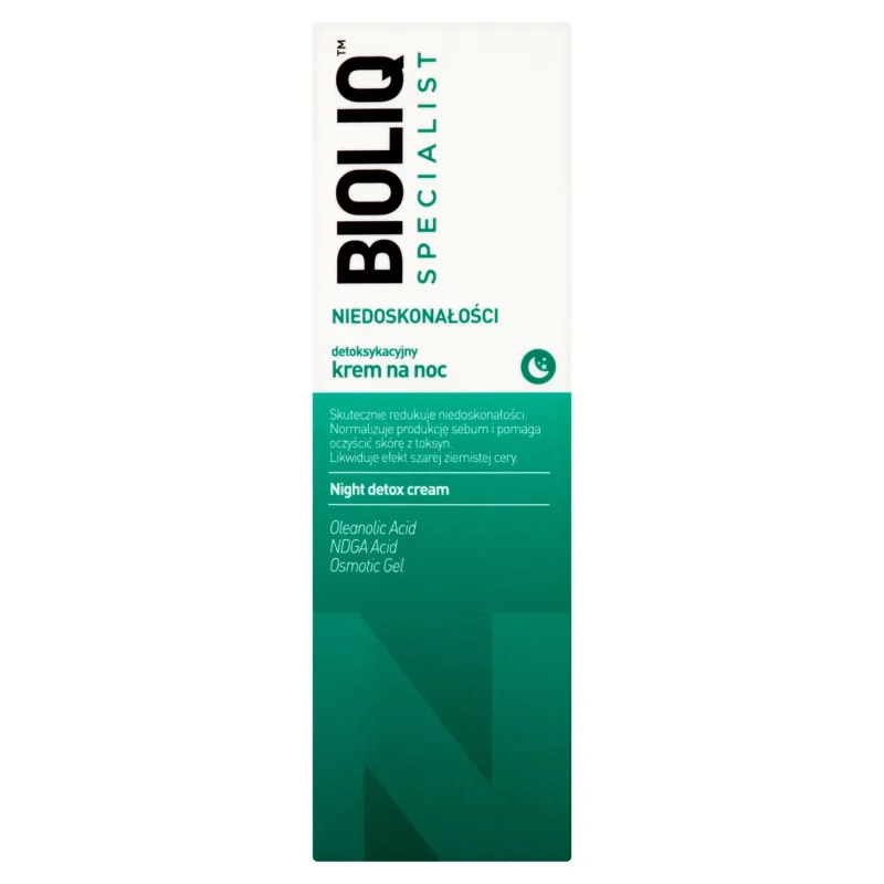 Bioliq Specialist Imperfections, Cremă de noapte detoxifiantă, 30 ml — preț și oferte
