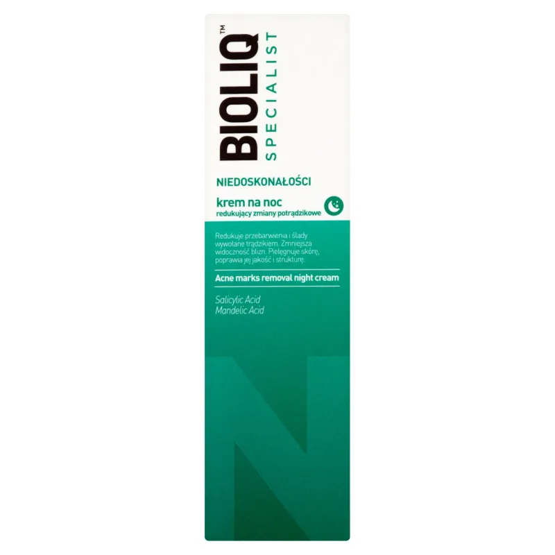 Bioliq Specialist Imperfections, Cremă de noapte pentru reducerea leziunilor acneice, 30 ml — preț și oferte