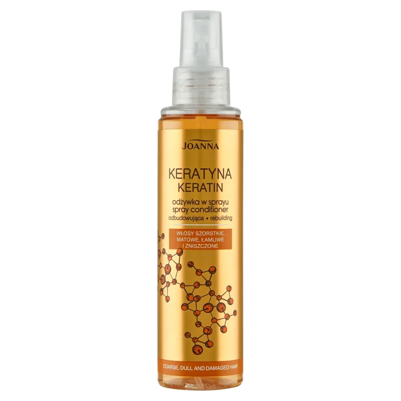 Joanna Keratin, balsam spray restaurator pentru părul aspru, tern, fragil și deteriorat, 150 ml — preț și oferte