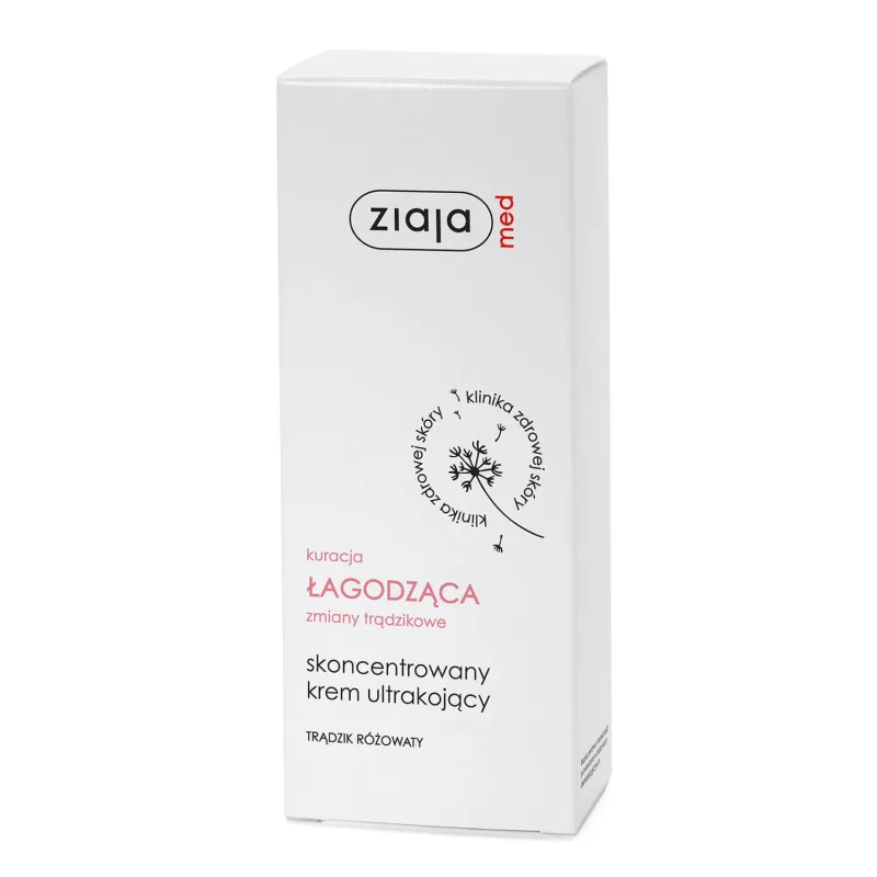 Ziaja Med Soothing Treatment, Cremă concentrată ultra-liniștitoare, 50 ml — preț și oferte