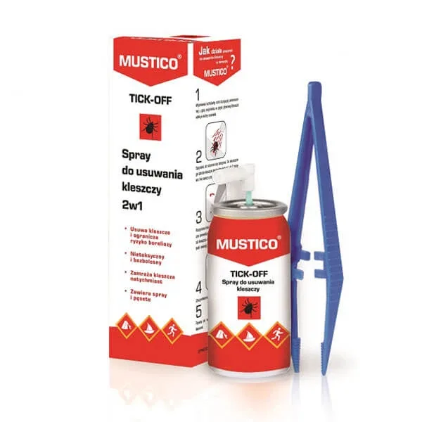 Mustico Tick-Off, spray pentru îndepărtarea căpușelor 2în1, 8 ml — preț și oferte