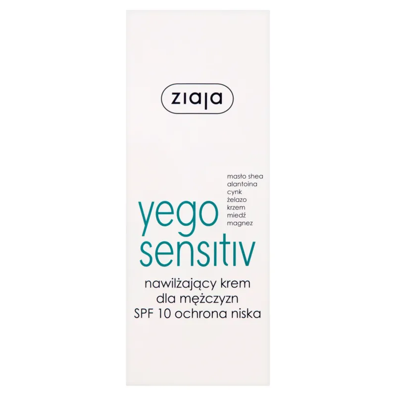 Ziaja Yego Sensitiv, Cremă hidratantă, SPF 10, 50 ml — preț și oferte