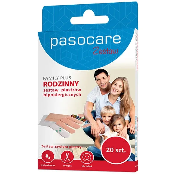 Pasocare, Tencuieli Family Plus, 20 bucăți — preț și oferte