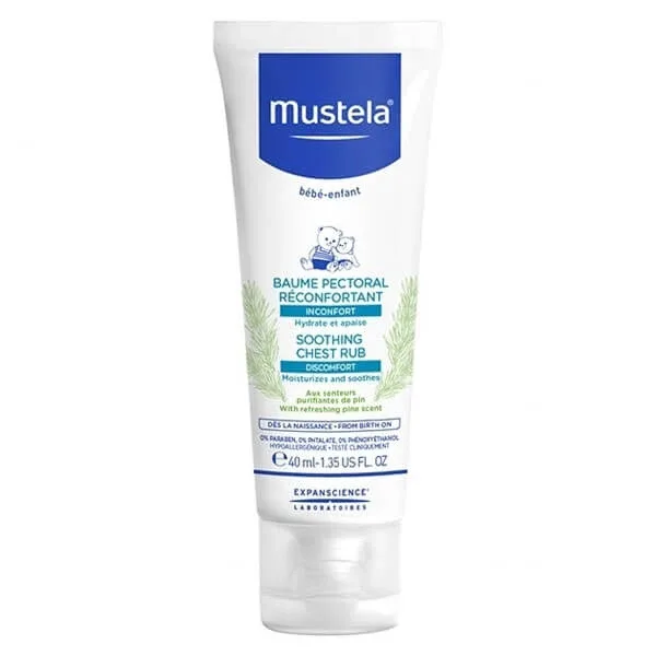 Mustela Bebe Enfant, Loțiune calmantă pentru frecarea pieptului, 40 ml — preț și oferte