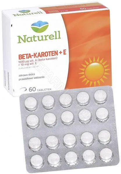 Naturell Beta-Karoten + E, 60 comprimate Naturelle — preț și oferte