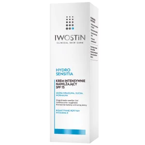 Iwostin Hydro Sensitia, Cremă hidratantă intensivă, ten foarte uscat și sensibil, SPF 15, 50 ml