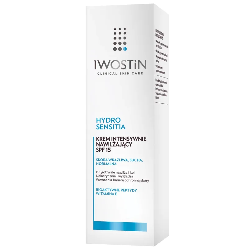 Iwostin Hydro Sensitia, Cremă hidratantă intensivă, ten foarte uscat și sensibil, SPF 15, 50 ml — preț și oferte