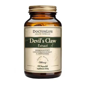 Doctor Life Extract de gheară a diavolului, gheară neagră, 100 capsule
