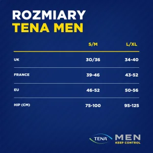 Tena Men Active Fit Pants, chiloți absorbanți, mărimea L/XL, 95-130 cm, Plus, 8 bucăți