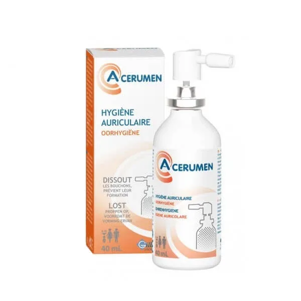 A-Cerumen, preparat pentru igiena urechilor pentru copii peste 6 luni și adulți, spray, 40 ml — preț și oferte