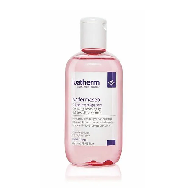 Gel spalare pt piele cu scuame Ivadermaseb, 250 ml, Ivatherm — preț și oferte