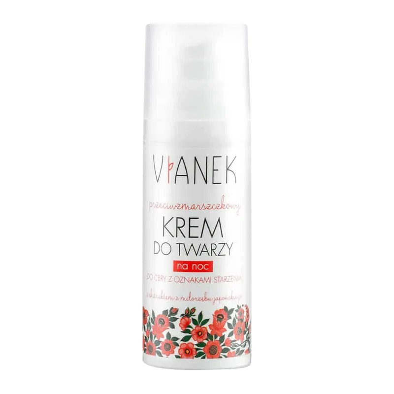 Vianek, Cremă de noapte antirid, ten matur, 50 ml — preț și oferte