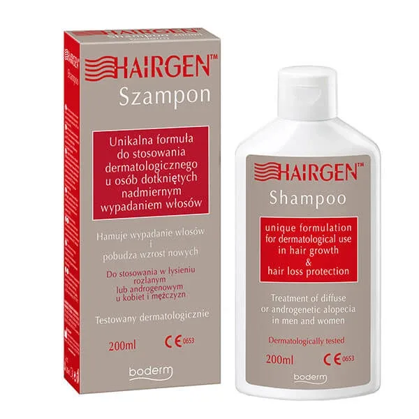 Hairgen, șampon pentru uz dermatologic la persoanele afectate de căderea excesivă a părului, 200 ml — preț și oferte